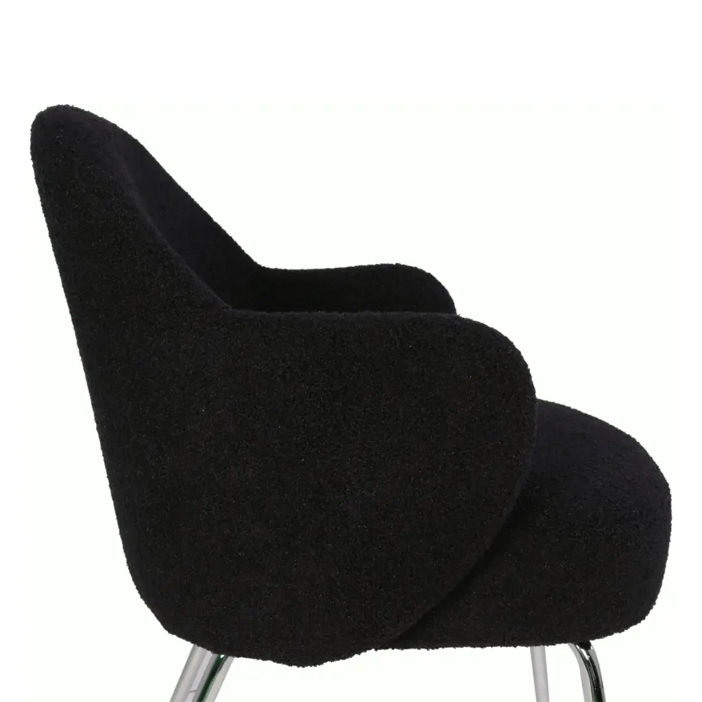 furnish-theory-nordic-comfort-dining-armchair-arm-chair-cushion-padded-obsidian-black-boucle-fabric-upholstered-seat-back-chrome-plated-steel-legs_12.webp