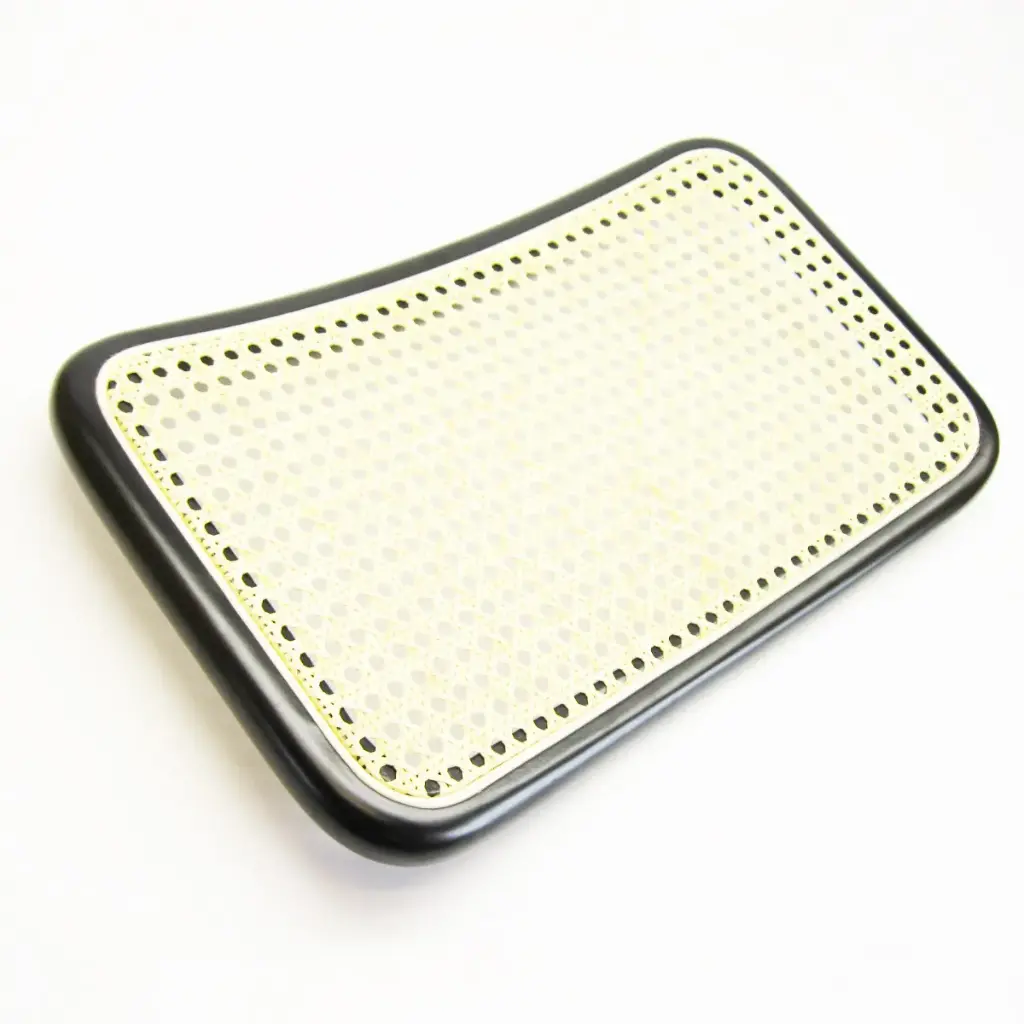 [BREUER-COMPANY-CANE-BACK-BLACK] Breuer Chair Company Cesca Chair Replacement Cane Back (NO Holes) (Black)